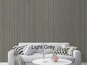 Acoustic wooden wall panels