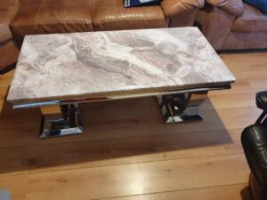 Grey Marble Coffee Table