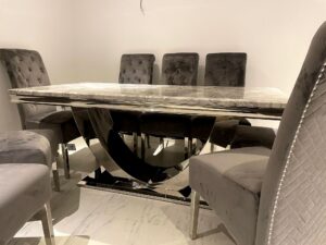Arial Grey Marble Table
