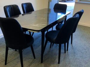 Wooden Dining Table (Black)