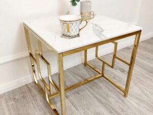 Gold Side Table