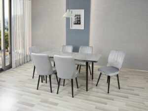 Linga Wooden Dining Set Extendable