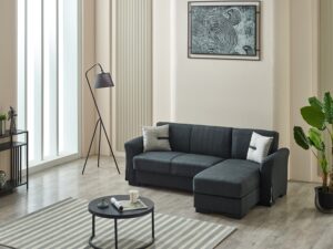 Spacious 4-Seater Flamingo Corner Sofa Bed