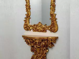 ORNATE GOLD CONSOLE