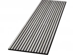 Acoustic wooden wall panels