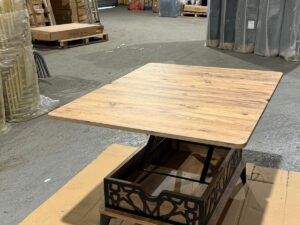 Wooden Extendable Coffee Table Oak