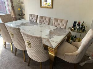 Pandora Gold Dining Set