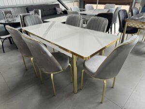 Higl Glass Dining Set